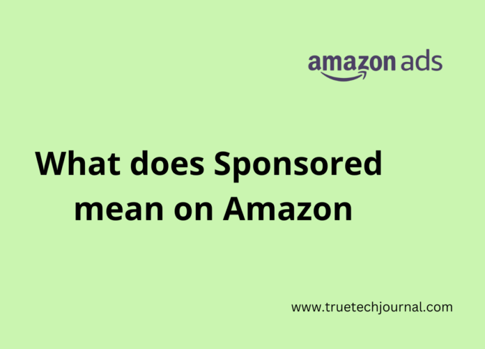 What Does Sponsored Mean On Amazon